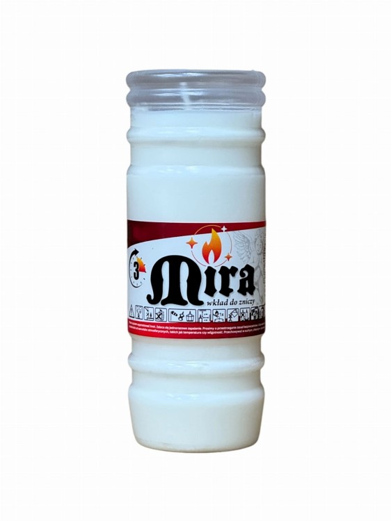 WKŁAD DO ZNICZY ZALEWANY  MIRA-3 nawet do 72 godzin*