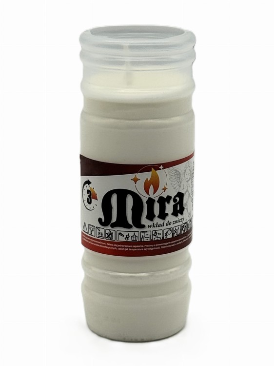 WKŁAD DO ZNICZY ZALEWANY  MIRA-3 nawet do 72 godzin*