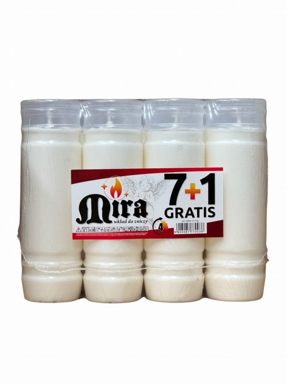 WKŁAD DO ZNICZY ZALEWANY  MIRA-4  96H 8 szt.