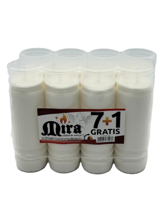 WKŁAD DO ZNICZY ZALEWANY  MIRA-4  96H 8 szt.
