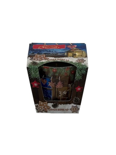 ŚWIECA ZAPACHOWA W SZKLE  CHARMING CHRISTMAS GINGERBREAD  115 G  / 1 szt.