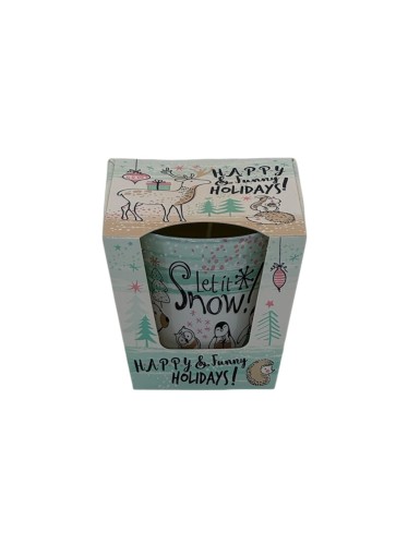 ŚWIECA ZAPACHOWA W SZKLE  MERRY & BRIGHT  115 G  / 1 szt.