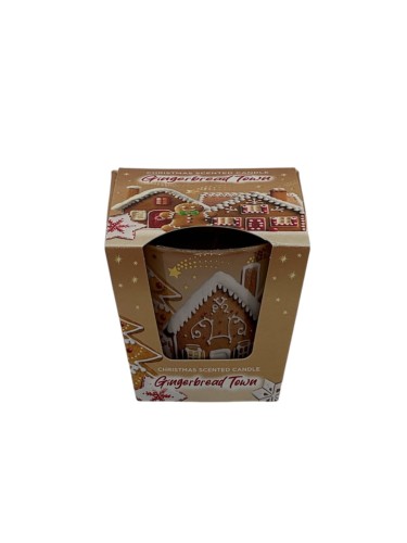 ŚWIECA ZAPACHOWA W SZKLE  GINGERBREAD TOWN  115 G  / 1 szt.