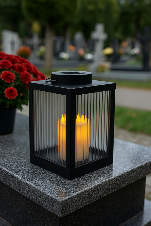 ZNICZ SOLARNY ZE ŚWIECĄ 13/24/YZE  DZIEŃ / NOC  / 1 szt.