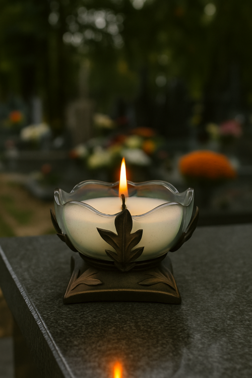 ZNICZ TRADYCYJNY SZKLANY  K-7  ( 550 G )