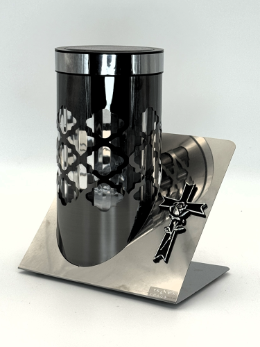 ZNICZ SOLARNY  PARIS C KRZYŻ CHROM CZARNY VPCS - 3 K  / 1