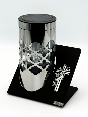 ZNICZ SOLARNY  PARIS C KRZYŻ SREBRNY VPC - 1 K  / 1