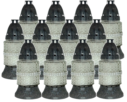 ZNICZ NAGROBKOWY  U-350  BIAŁY  / 12 SZT OPAKOWANIE