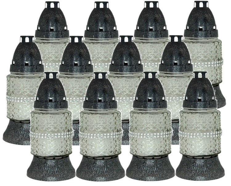 ZNICZ NAGROBKOWY  U-350  BIAŁY  / 12 SZT OPAKOWANIE