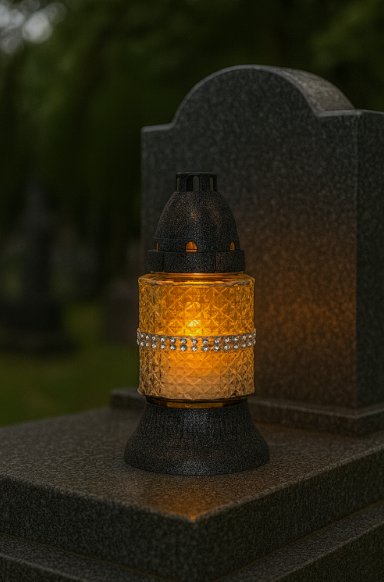 ZNICZ NAGROBKOWY  U-350  BIAŁY  / 12 SZT OPAKOWANIE