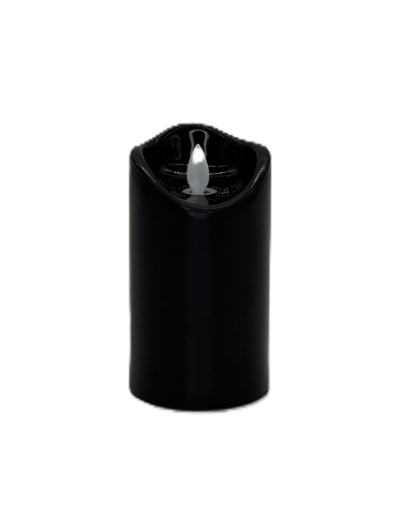 ŚWIECA LED 14/23/WAX  RUCHOMY PŁOMIEŃ - CZARNA