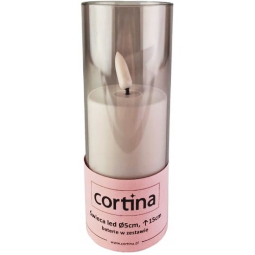 ŚWIECA LED 19/23/WAX  W TUBIE - BIAŁA