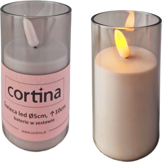 ŚWIECA LED 17/23/WAX  W TUBIE - BIAŁA