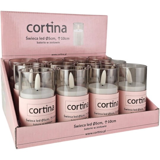 ŚWIECA LED 17/23/WAX  W TUBIE - BIAŁA