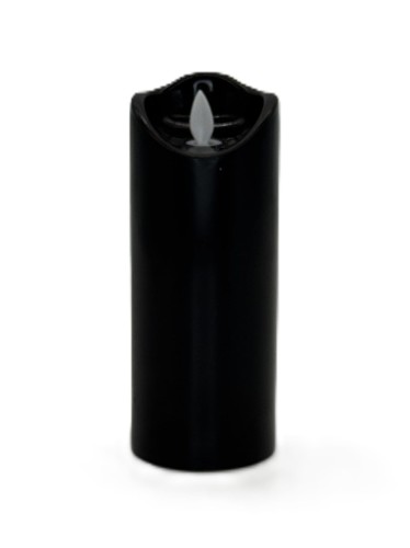 ŚWIECA LED 16/23/WAX  RUCHOMY PŁOMIEŃ - CZARNA