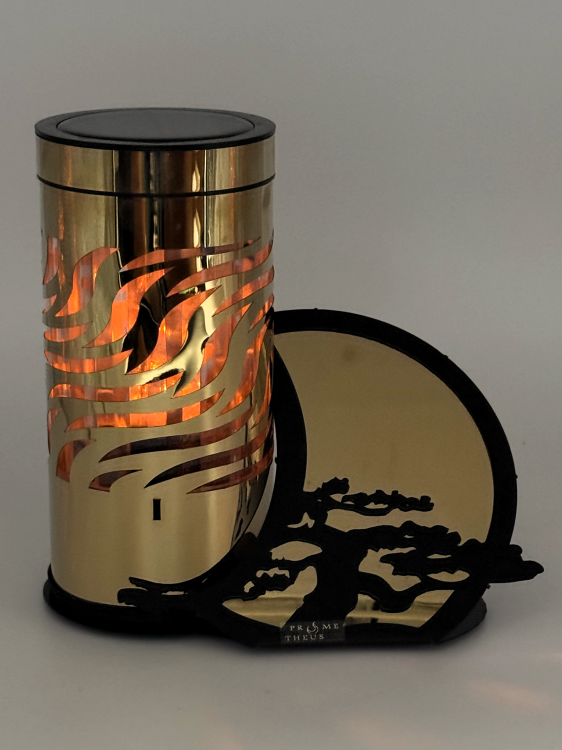 ZNICZ SOLARNY  PARIS C BONSAI  ZŁOTY VBC-2