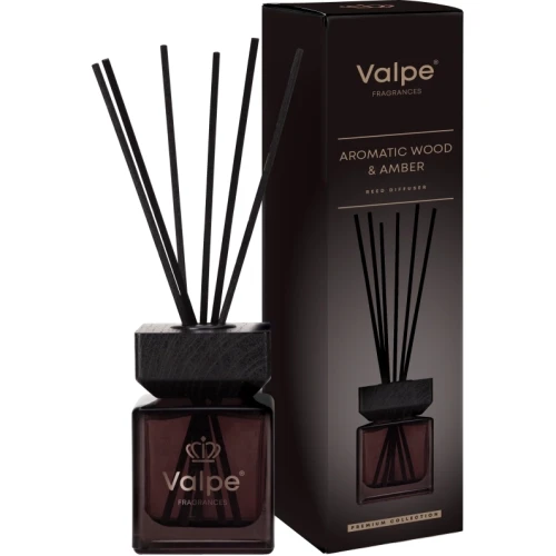 DYFUZOR W SZKLE  VD-005-509  AROMATYCZNE DREWNO - BURSZTYN