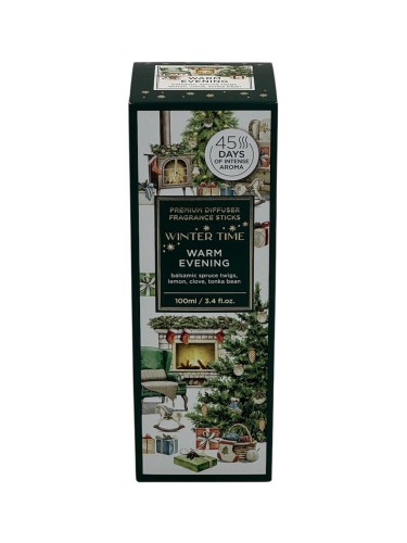 DYFUZOR W SZKLE  WINTER TIME WARM EVENING 100 ml  / 1