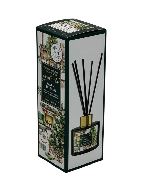 DYFUZOR W SZKLE  WINTER TIME WARM EVENING 100 ml  / 1