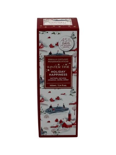DYFUZOR W SZKLE  WINTER TIME HOLIDAY HAPPIENESS 100 ml  / 1