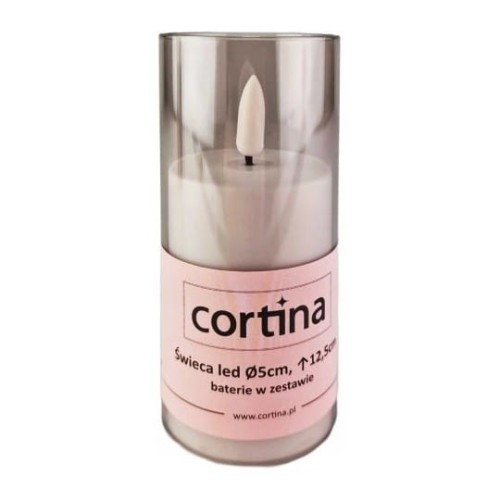 ŚWIECA LED 18/23/WAX  W TUBIE - BIAŁA  / 1