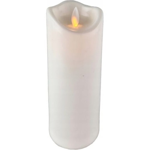 ŚWIECA LED 16/23/WAX  RUCHOMY PŁOMIEŃ - BIAŁA  / 1
