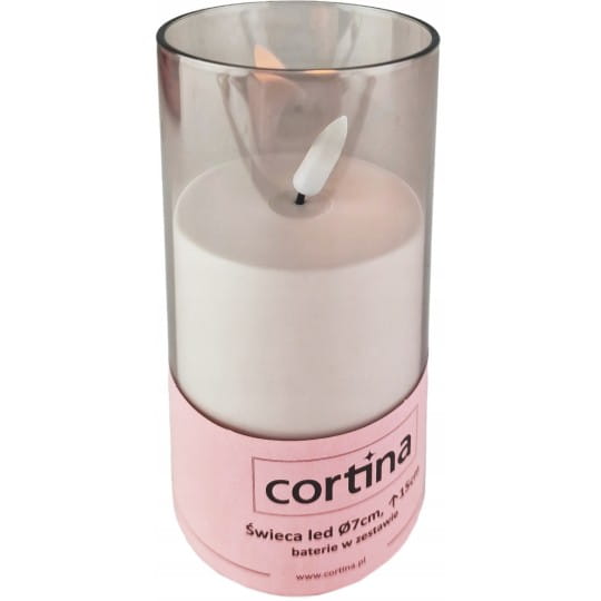 ŚWIECA LED 22/23/WAX  W TUBIE - BIAŁA  / 1