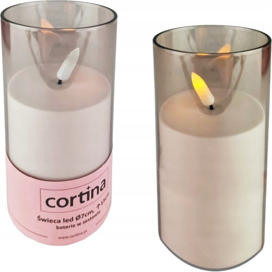 ŚWIECA LED 22/23/WAX  W TUBIE - BIAŁA  / 1