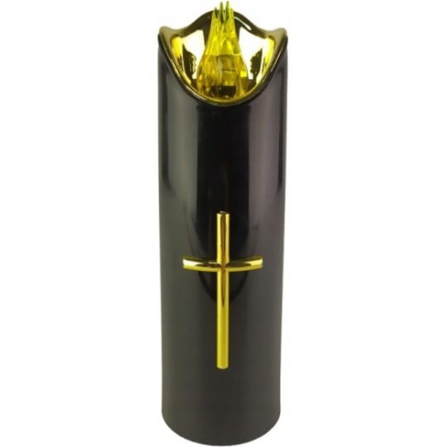 ŚWIECA LED 3/23/LUX RICO CZARNY+ZŁOTY+ŻÓŁTY  / 1