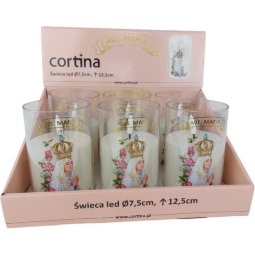 ŚWIECA LED 8/24/JFN  W TUBIE - AVE MARIA  / 1