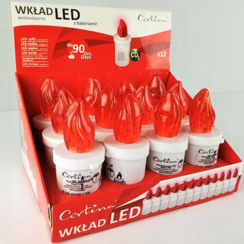 WKŁAD LED 4/20/WLC MINOR 10.7 CM CZERWONY  / 1