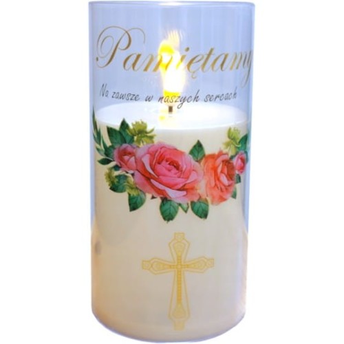 ŚWIECA LED 6/24/JFN  W TUBIE - PAMIĘTAMY  / 1