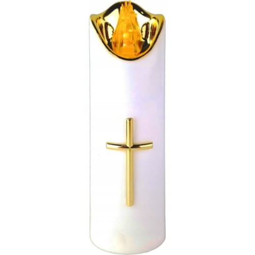 ŚWIECA LED 3/23/LUX RICO BIAŁY+ZŁOTY+ŻÓŁTY  / 1