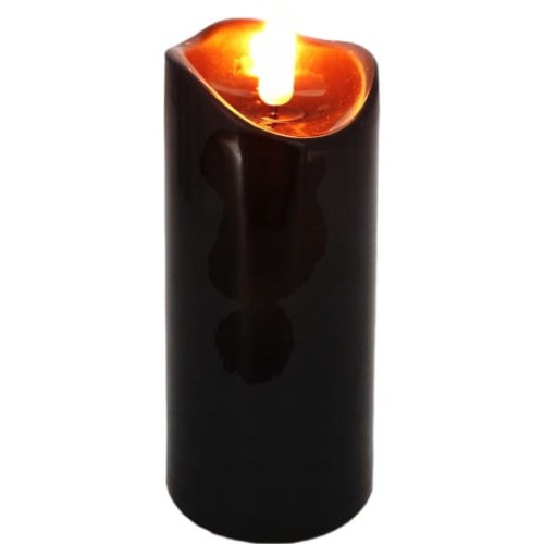 ŚWIECA LED 1/20/WAX WOSK CZARNA
