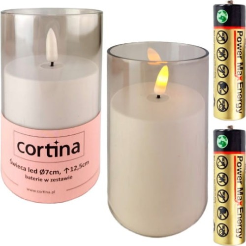 ŚWIECA LED 21/23/WAX  W TUBIE - BIAŁA