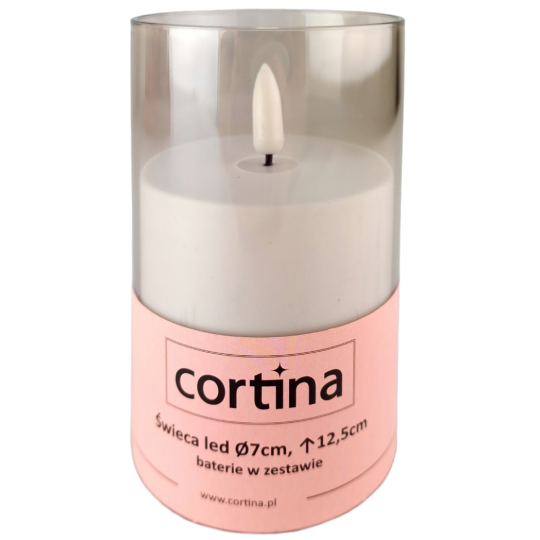 ŚWIECA LED 21/23/WAX  W TUBIE - BIAŁA