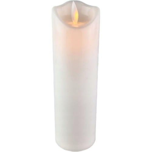 ŚWIECA LED 13/23/WAX  RUCHOMY PŁOMIEŃ - BIAŁA