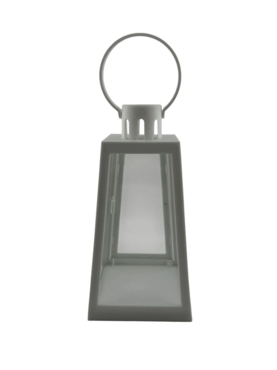 LATARENKA LED 16/22/LGS PUSTA Z DRZWICZKAMI STOŻEK 21 CM - BIAŁA