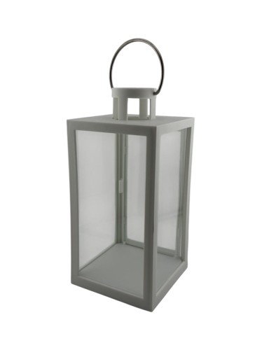 LATARENKA LED 6/23/YZE PUSTA Z DRZWICZKAMI PROSTOKĄT 21 CM - BIAŁA