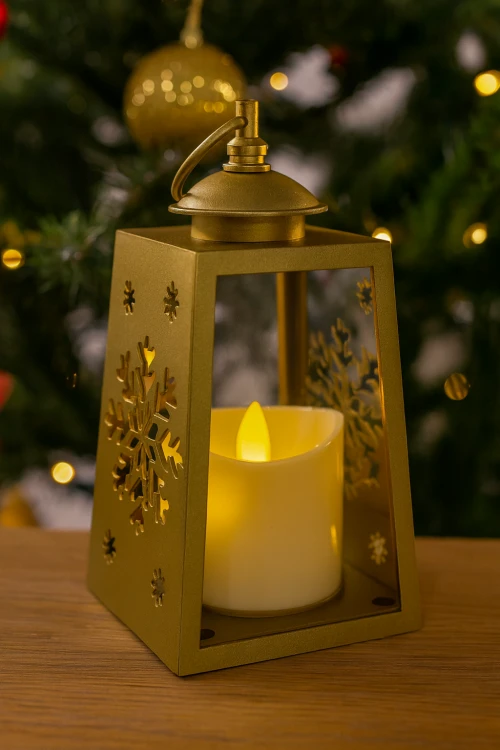 LATARENKA LED 6/25/YZE ZIMOWA - ZŁOTA