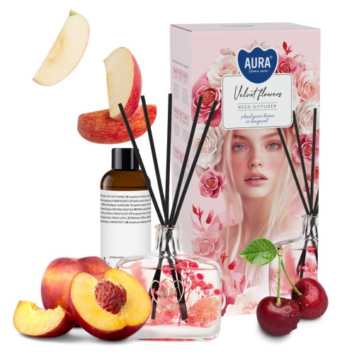 DYFUZOR W SZKLE  ARD-001-500  AKSAMITNE KWIATY