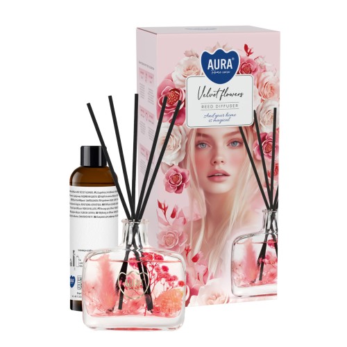 DYFUZOR W SZKLE  ARD-001-500  AKSAMITNE KWIATY