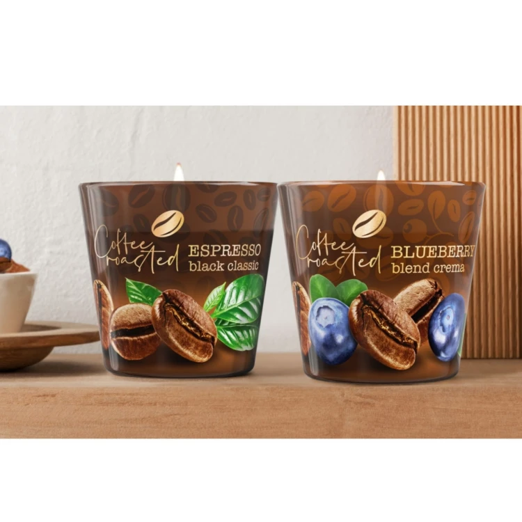ŚWIECA ZAPACHOWA W SZKLE  COFFE ROASTED ESPRESSO  115 G