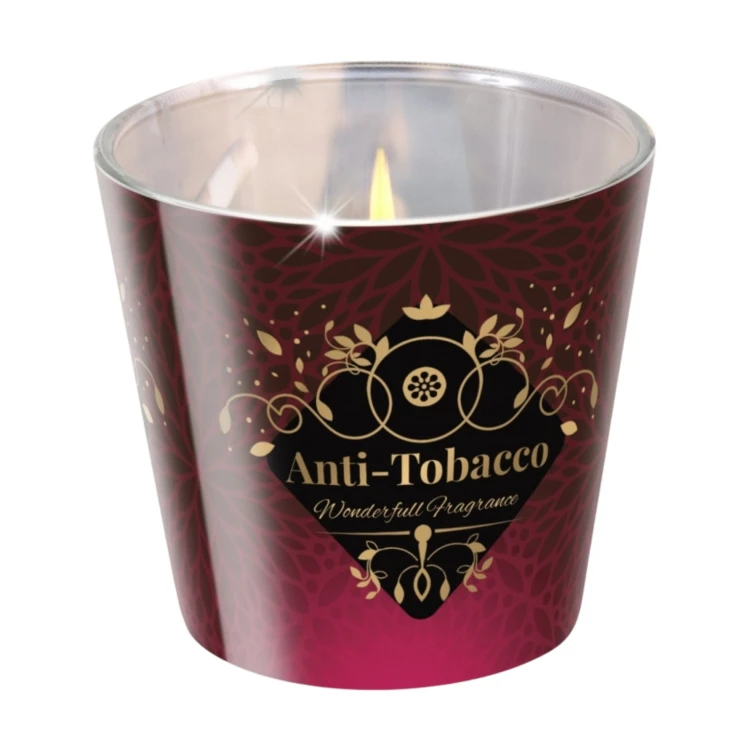 ŚWIECA ZAPACHOWA W SZKLE  ANTI TABACCO WONDERFULL  115 G