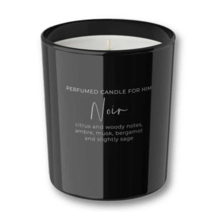 ŚWIECA ZAPACHOWA W SZKLE  FOR HIM NOIR  220 G
