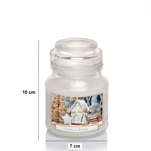 ŚWIECA ZAPACHOWA SŁOIK  VANILA ANGEL 130 G