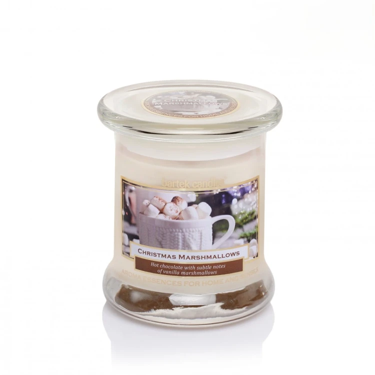 ŚWIECA ZAPACHOWA W SZKLE  CHRISTMAS MARSHMALLOWS  260 G