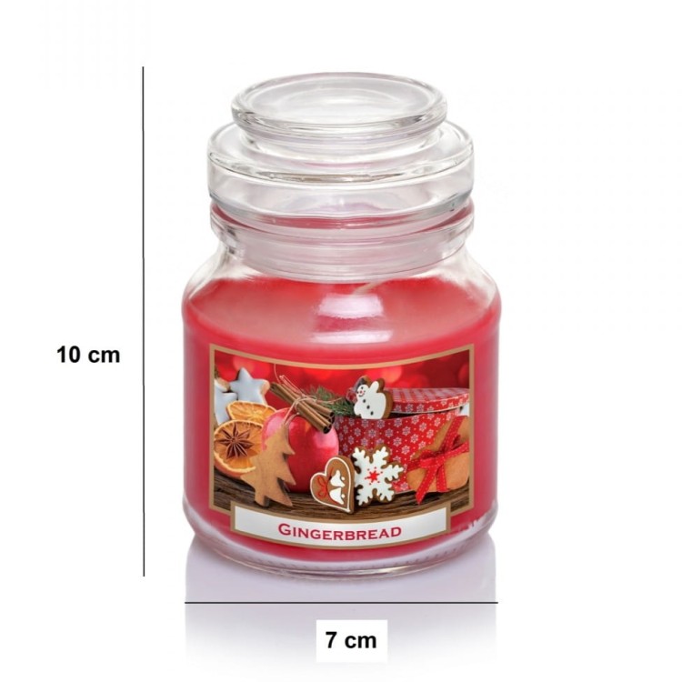 ŚWIECA ZAPACHOWA SŁOIK  GINGERBREAD 130 G