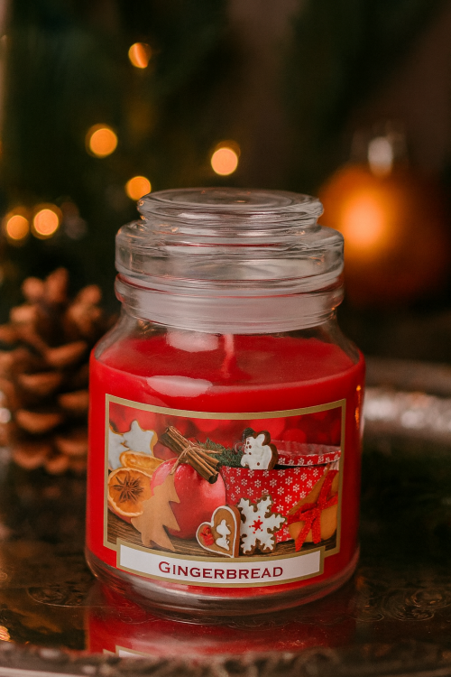 ŚWIECA ZAPACHOWA SŁOIK  GINGERBREAD 130 G