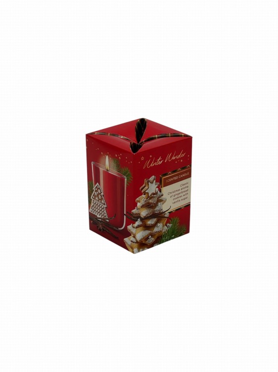 ŚWIECA ZAPACHOWA W SZKLE  WINTER WONDER COOKIES & VANILLA  150 G